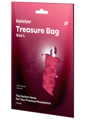 Sac de rangement sextoys rose taille L Treasure Bag Satisfyer - CC597884
